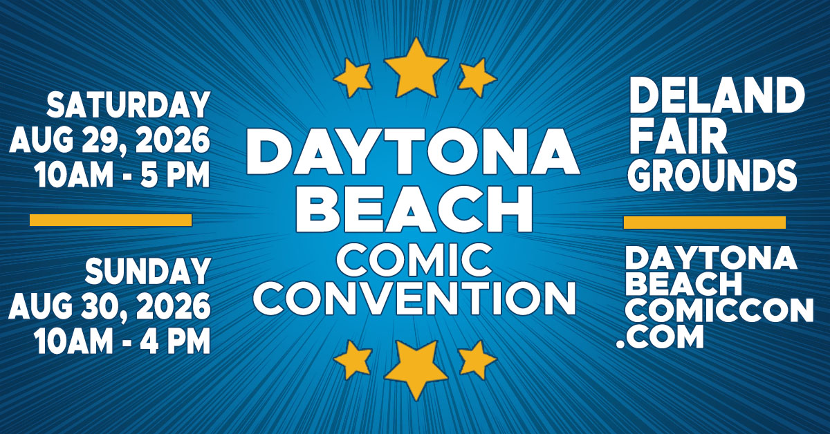 Daytona Beach Comic Convention 2026 Header